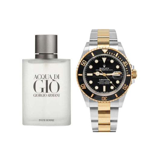 ACQUADIGIO+ROLEXBICOLORFONDONEGRO